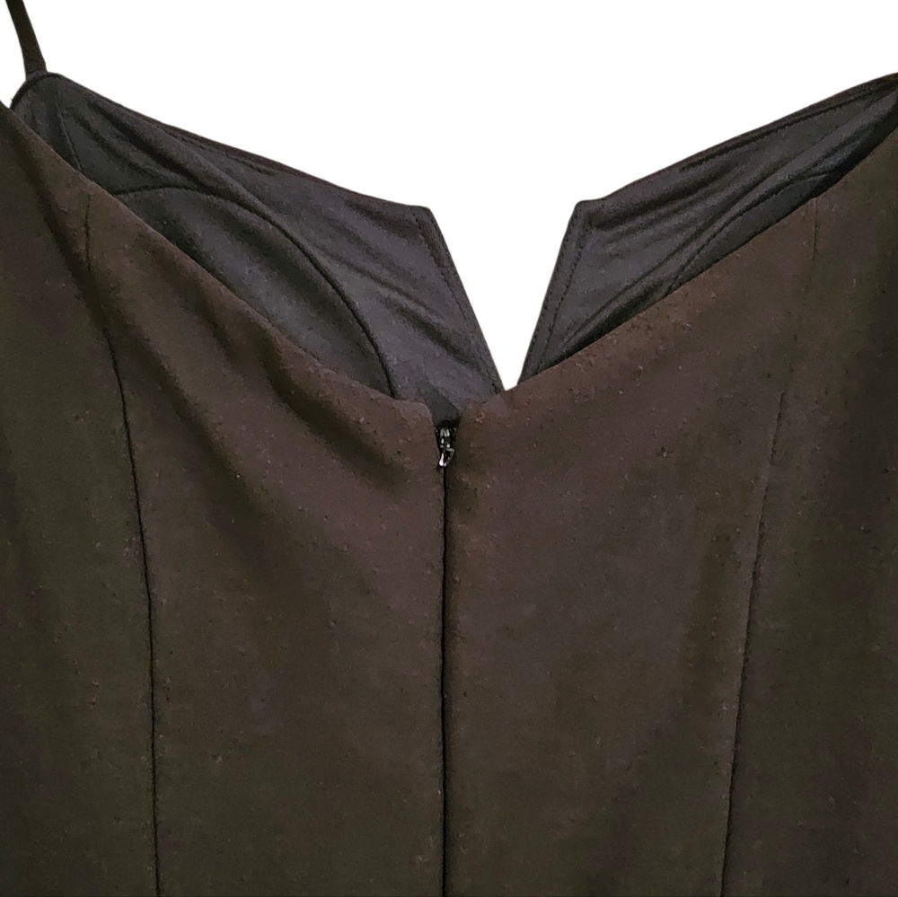 Shelli Segal black flutter cocktail party dress NWT size 12 - Picture 7 of 11